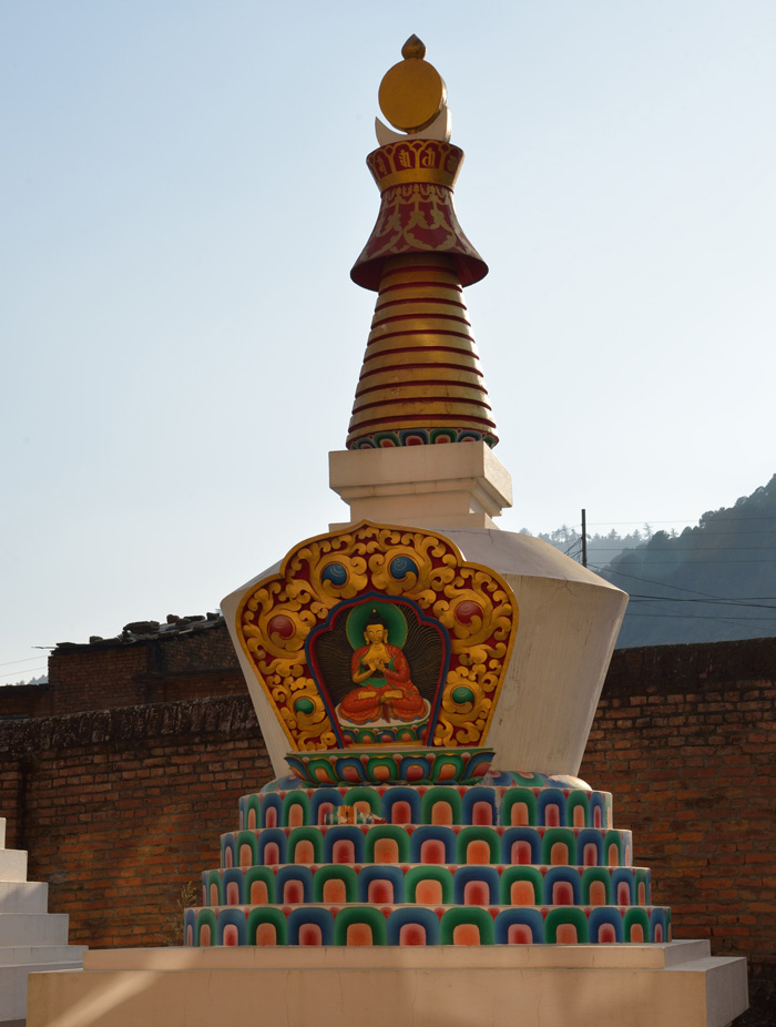 八大舍利塔与转经轮