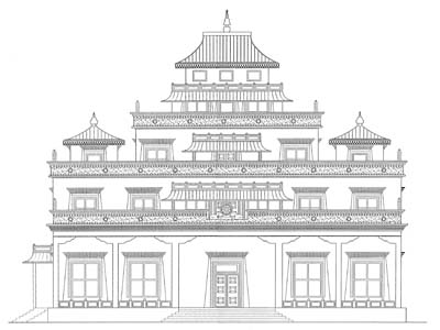 桑耶紀念興建過程